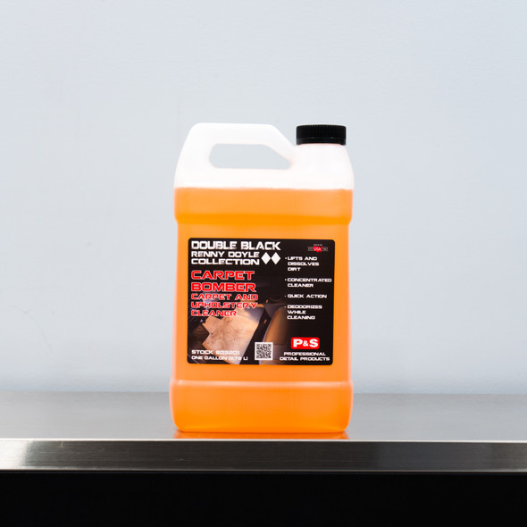The Clean Garage | P&S Carpet Bomber 1 Gallon | Double Black Carpet Upholstery Cleaner