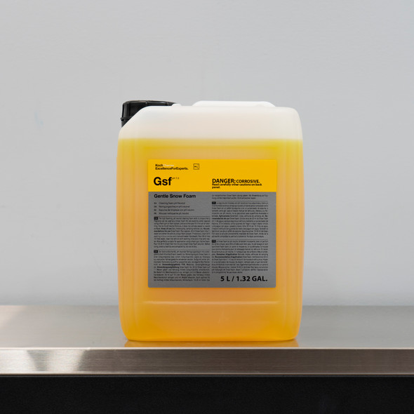The Clean Garage | Koch Chemie Gentle Snow Foam 5 Liter | GSF Soap Shampoo 169oz