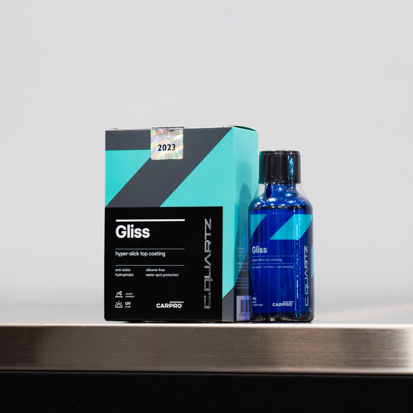 The Clean Garage | CarPro GLISS 50ml Kit | Ceramic Coating Hydrophobic Top Coat