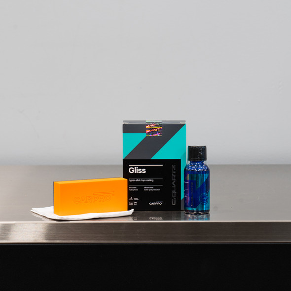 CarPro GLISS 30ml Kit | Ceramic Coating Hydrophobic Top Coat
