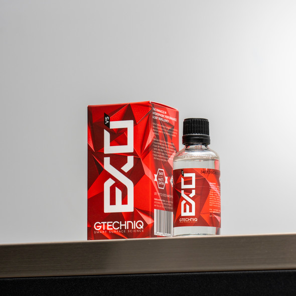 The Clean Garage | Gtechniq EXO V5 50ml | Ultra Durable Hydrophobic Ceramic Coating