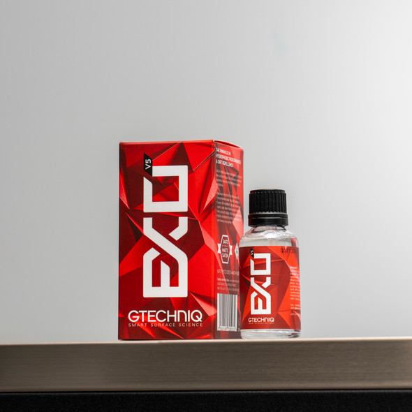 Gtechniq EXO V5 30ml | Ultra Durable Hydrophobic Ceramic Coating | The Clean Garage