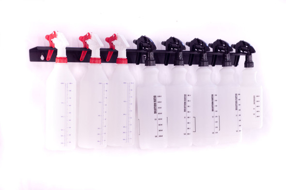The Clean Garage Poka Premium Wall Mount Detail Bottle Spray Top Holder | 31.5"
