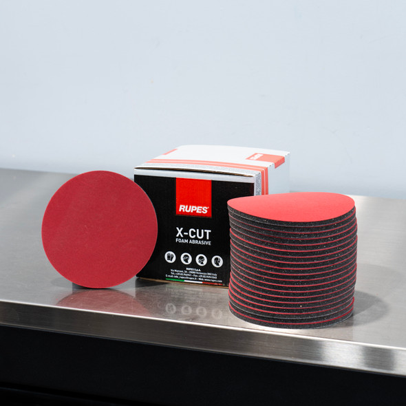 RUPES X-Cut Foam Backed Abrasive Discs 5" | P2000 Grit | 20 Pack | The Clean Garage