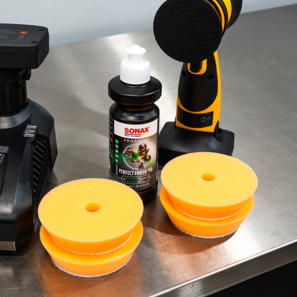 The Clean Garage Mirka AROP312-B TCG Kit 2 | Cordless 3" 12mm DA Polisher | Pads and Polish