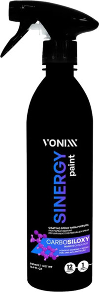 Vonixx Sinergy Paint Spray Coating 500ml | 16.9 oz Ceramic Spray | The Clean Garage