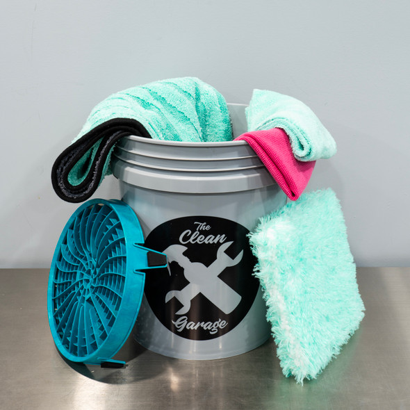 Ceramic Coated Car Maintenance Wash Bucket Kit | The Clean Garage 