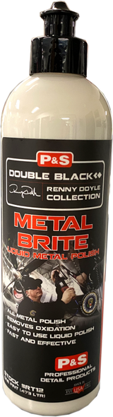 The Clean Garage P&S Metal Bright 16oz | Double Black Metal Brite Aluminum Polish